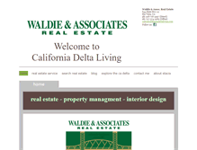 Tablet Screenshot of californiadeltaliving.com